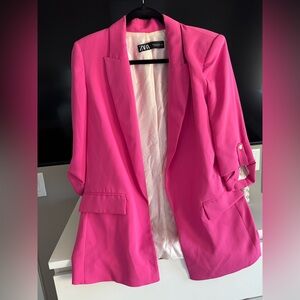 Zara Women's Pink Blazer